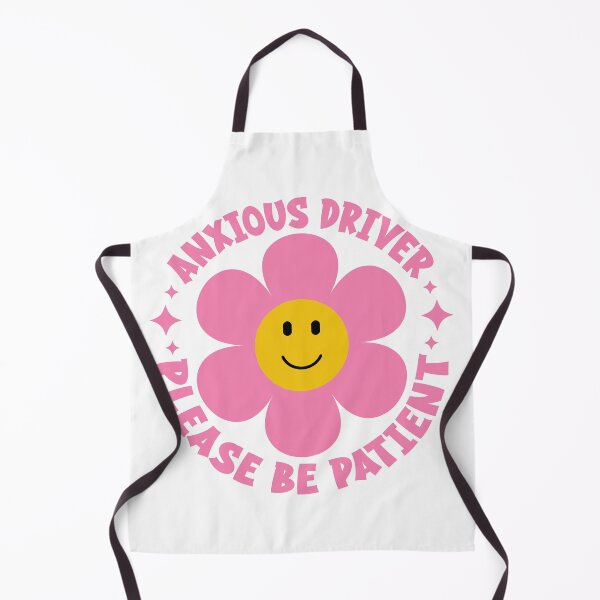 Item preview, Anxious Driver Please Be Patient, Funny Cute  Anxious Driver Bumper designed and sold by BUMPER-STICKERS.