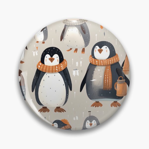 Item preview, A lot of cute penguins. designed and sold by WarmHeartedArt.