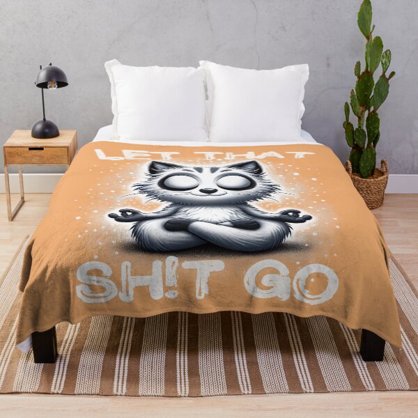 Item preview, Zen Raccoon - Mindfulness Mantra Illustration designed and sold by RuyaFab.