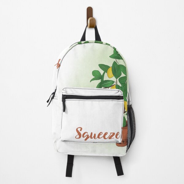 Item preview, Squeeze the day, lemon plant, inspirational quote designed and sold by digitDaisy.