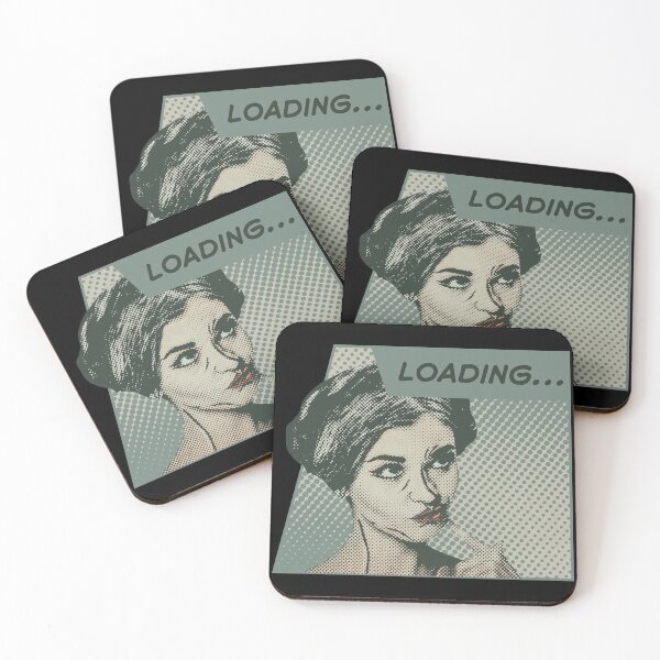 Item preview, Overthinking Loading Deep Thinking Vintage Comic Woman designed and sold by adlibmaria.