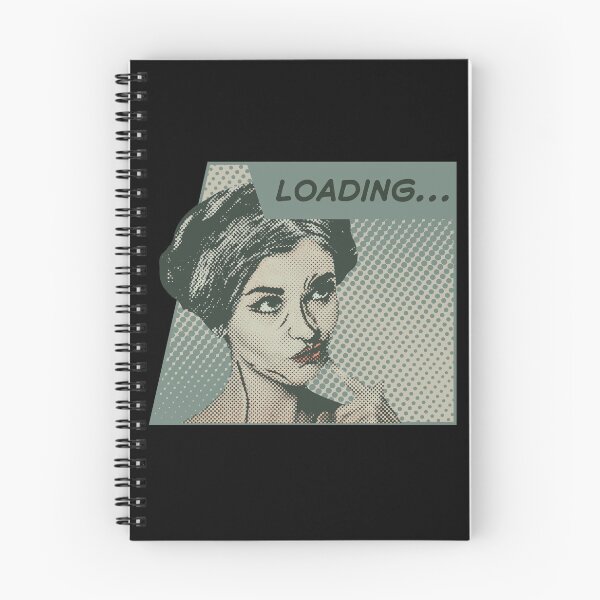 Item preview, Overthinking Loading Deep Thinking Vintage Comic Woman designed and sold by adlibmaria.