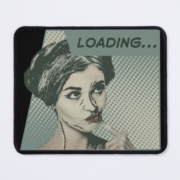 Item preview, Overthinking Loading Deep Thinking Vintage Comic Woman designed and sold by adlibmaria.