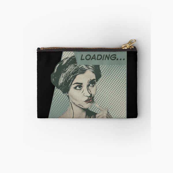 Item preview, Overthinking Loading Deep Thinking Vintage Comic Woman designed and sold by adlibmaria.