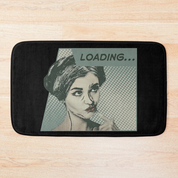 Item preview, Overthinking Loading Deep Thinking Vintage Comic Woman designed and sold by adlibmaria.