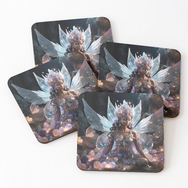 Item preview, Crystal Cave Guardian | Fairy of Luminous Geodes designed and sold by MysticFable.