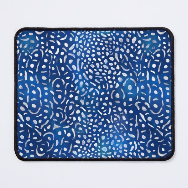 Item preview, Whale shark skin - ocean animal print - lapis blue designed and sold by Muxune.