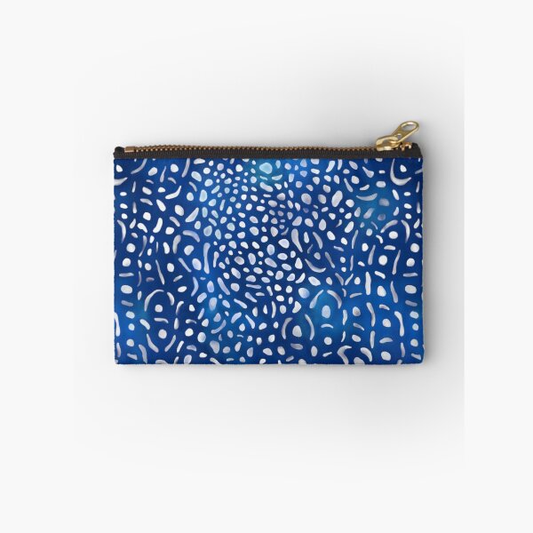Item preview, Whale shark skin - ocean animal print - lapis blue designed and sold by Muxune.