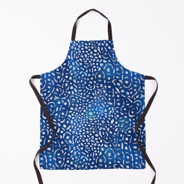 Item preview, Whale shark skin - ocean animal print - lapis blue designed and sold by Muxune.