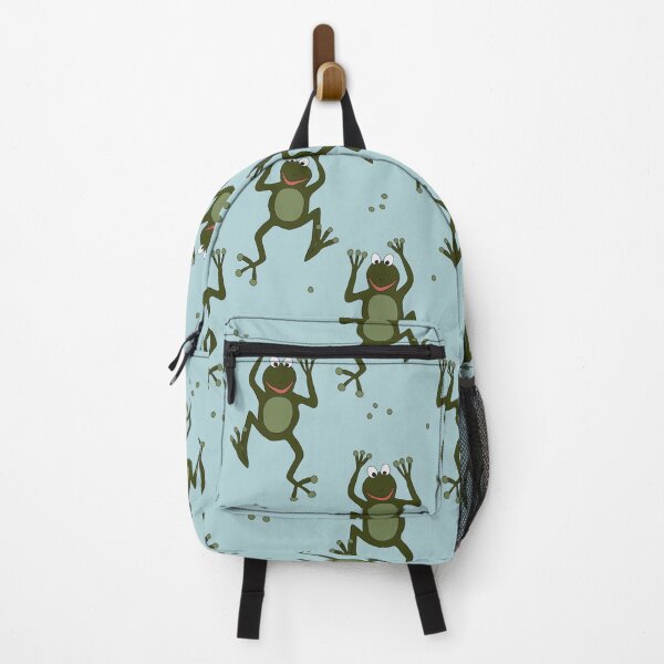 Item preview, happy jumping green frogs designed and sold by FrancesPoff.