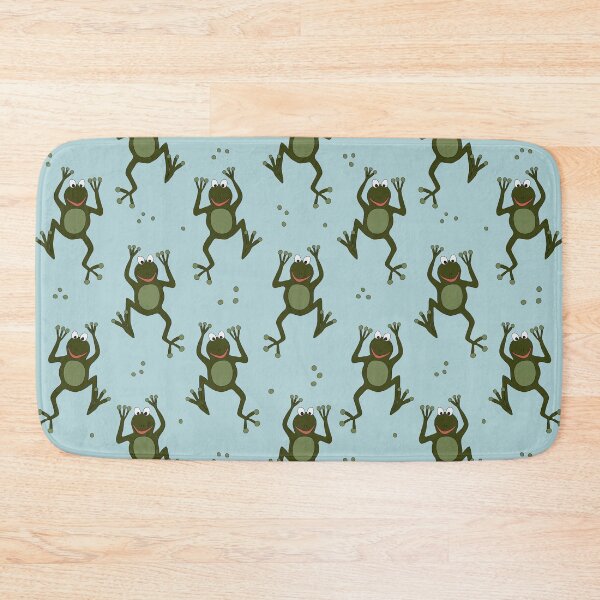 Item preview, happy jumping green frogs designed and sold by FrancesPoff.