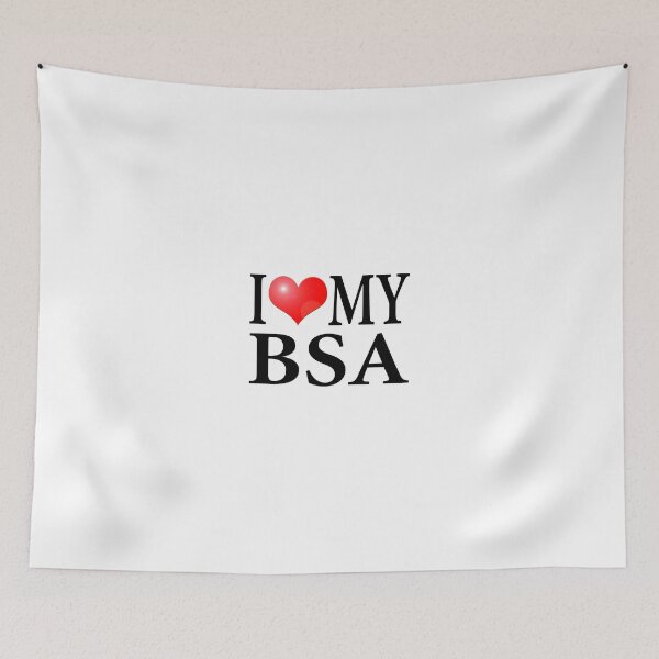 Item preview, I LOVE MY BSA designed and sold by OldClassicCar.