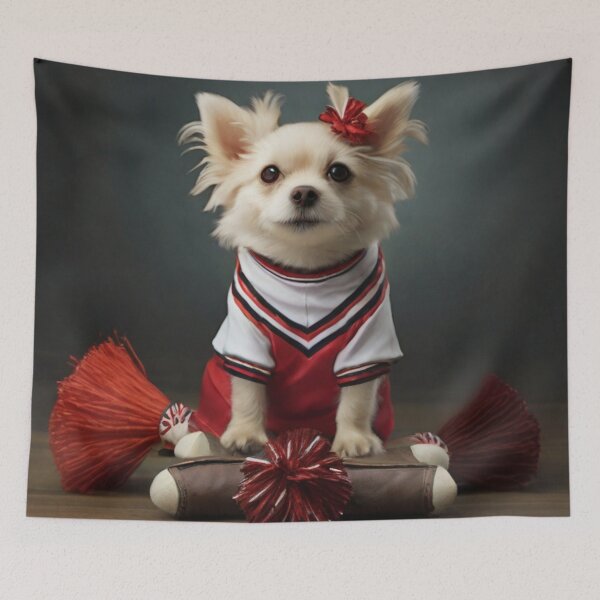 Item preview, Paws and Pom-Poms: Cheerleader Canine designed and sold by DoggyDream.