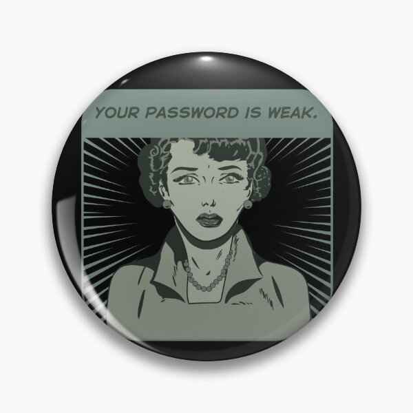 Item preview, Funny Vintage Comic Woman Computer Password Weak Tech Problem designed and sold by adlibmaria.