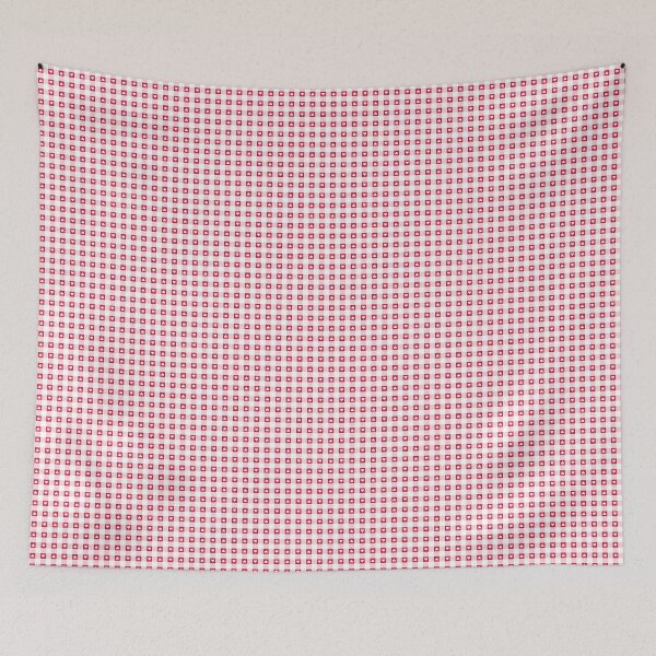 Item preview, Vichy check with hearts in red, pink and white designed and sold by colorofmagic.