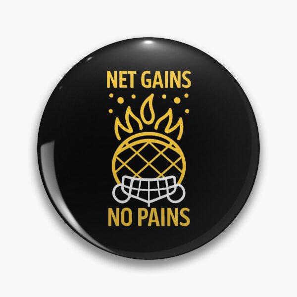 Item preview, Net Gains, No Pains! Badminton Saying designed and sold by DomTeesHaven.