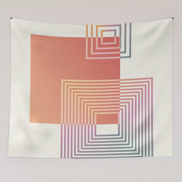 Item preview, Colorful squares fantasy designed and sold by KMA Home Design.