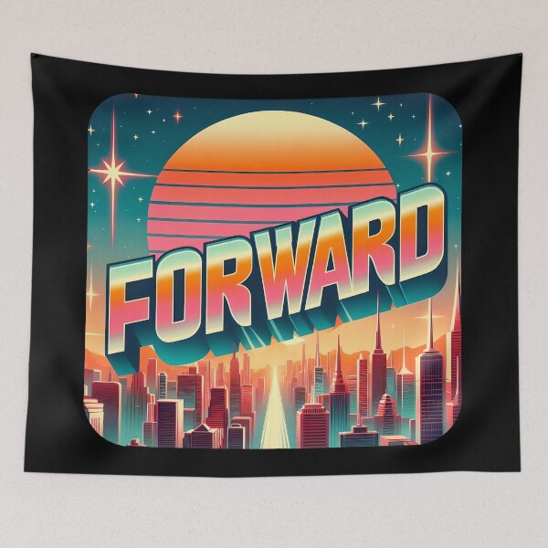 Item preview, Forward, typography, retro designed and sold by maxmaj.