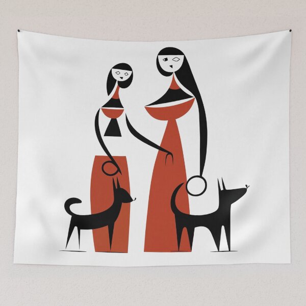 Item preview, Abstract Dog mom designed and sold by Sleek Sketch Studio.