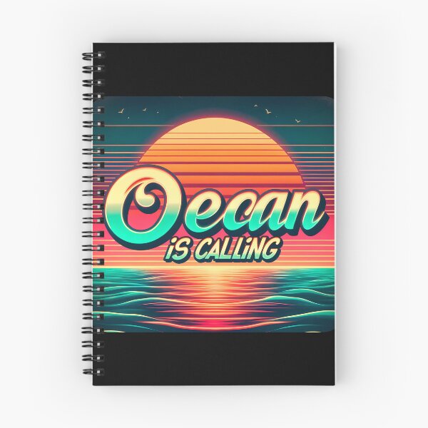 Item preview, Ocean is calling, typography, retro designed and sold by maxmaj.
