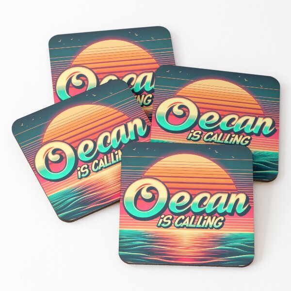 Item preview, Ocean is calling, typography, retro designed and sold by maxmaj.
