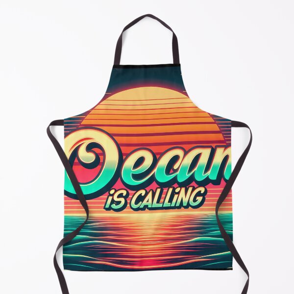 Item preview, Ocean is calling, typography, retro designed and sold by maxmaj.