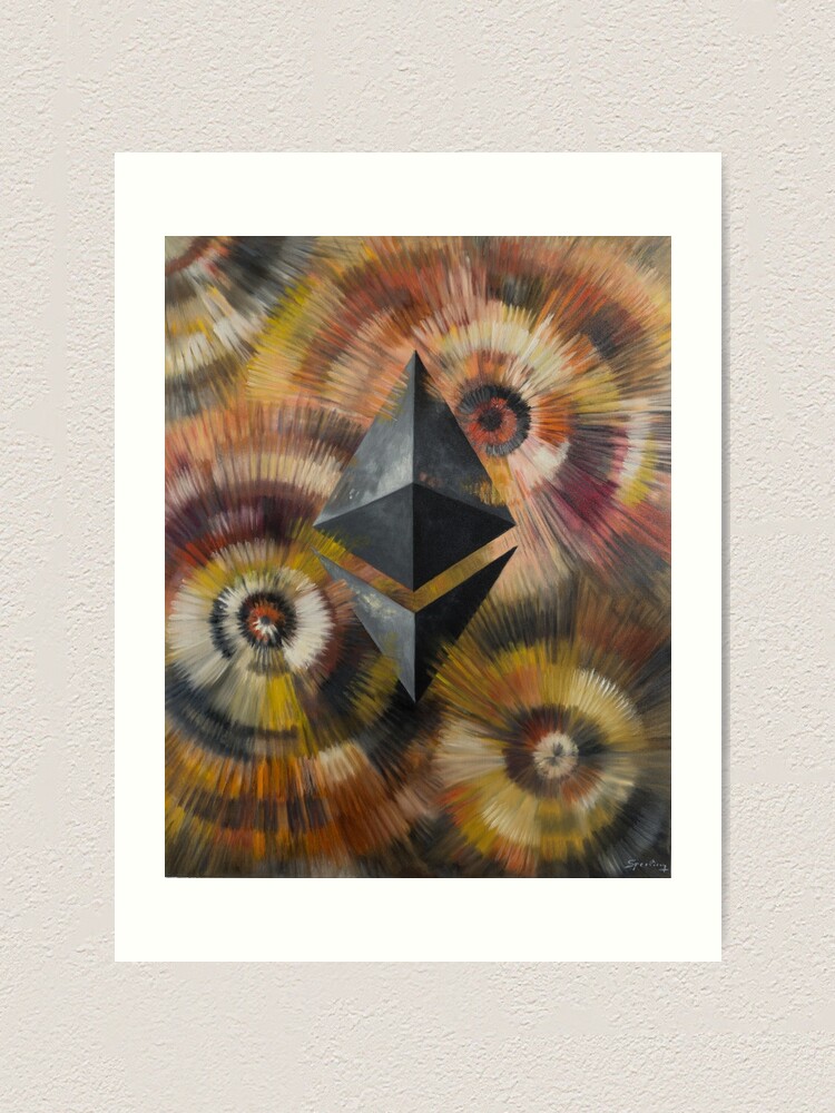 Alternative Ansicht von Ethereum Metropolis art Kunstdruck
