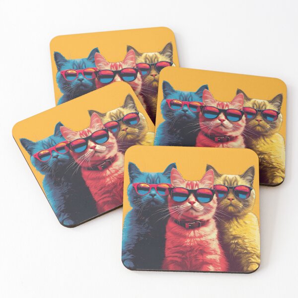 Item preview, Cats pop art designed and sold by ArtHouseNiklas.