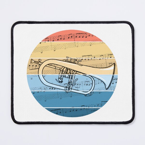 Item preview, Flugelhorn Music Notation Horn Player Brass Musician designed and sold by doodlerob.