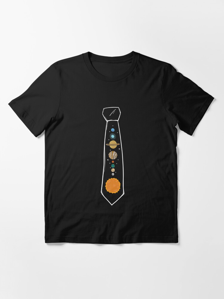 Solar System Planets Tie Fake Tie Funny Costume Tote Bag by Noirty