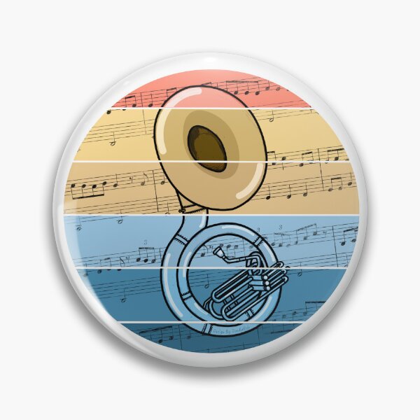 Item preview, Sousaphone Music Notation Sousaphonist Brass Musician designed and sold by doodlerob.