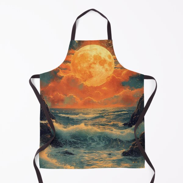 Item preview, Sea Maritime Moon Waves Ocean designed and sold by ArtHouseNiklas.