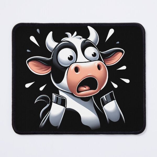 Item preview, Surprised Cow designed and sold by Funny Vintage Stickers And T-Shirts.