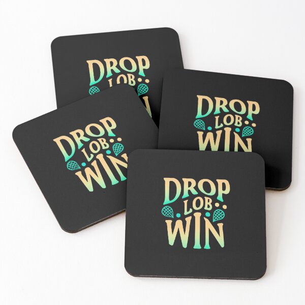 Item preview, Drop, Lob, Win Badminton Saying designed and sold by DomTeesHaven.