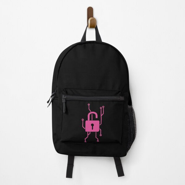 Item preview, Woman hacking padlock designed and sold by Dotty Cute.
