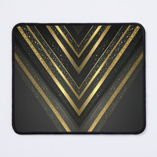 Item preview, Glittery Black and Gold Pattern designed and sold by SoulfulStitches.