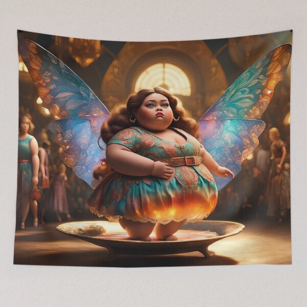 Aperçu de l'œuvre Betty the little fat fairy créée et vendue par Joanne Walsh.