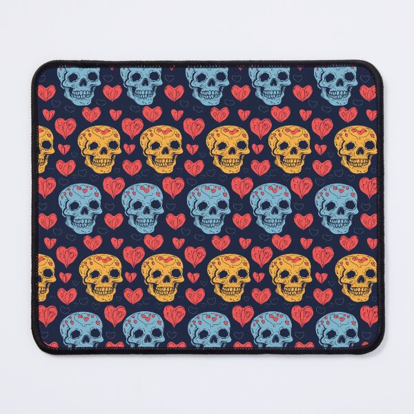 Item preview, STRIKING SKULLS AND LOVE HEARTS PATTERN designed and sold by snuske01.