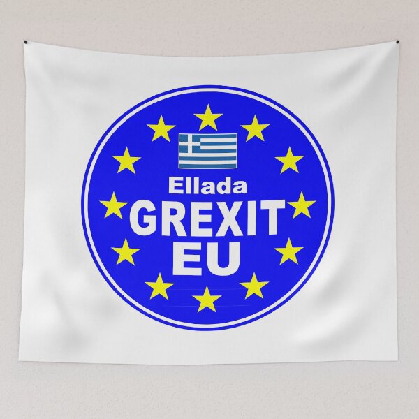 Item preview, Greece Ellada Hellas Grexit designed and sold by BigTime.