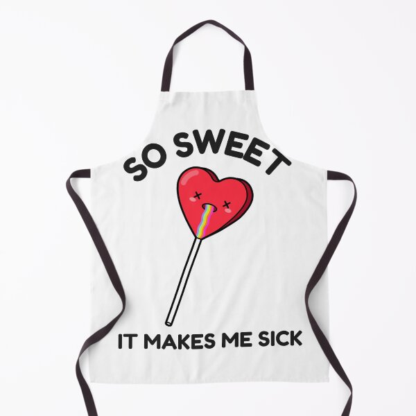 Item preview, So Sweet it Makes me Sick Cool Valentines Funny Valentine Anti Valentines Day Love designed and sold by StudioTVDinners.
