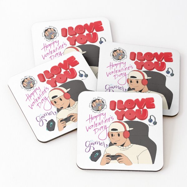 Item preview, I LOVE YOU GAMER designed and sold by stickersrafisa.