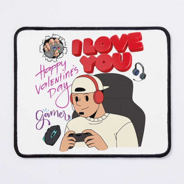 Item preview, I LOVE YOU GAMER designed and sold by stickersrafisa.