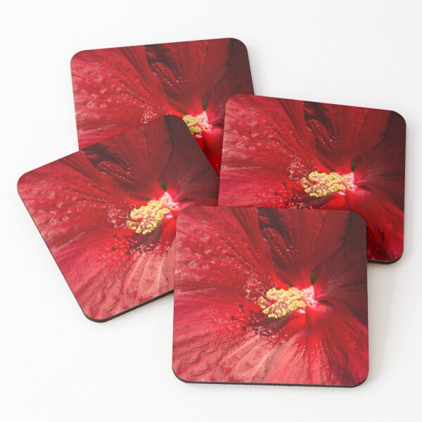 Item preview, Scarlet Bloomcore - Exotic Hibiscus Flower in Rich Red designed and sold by Georgia Mizuleva.