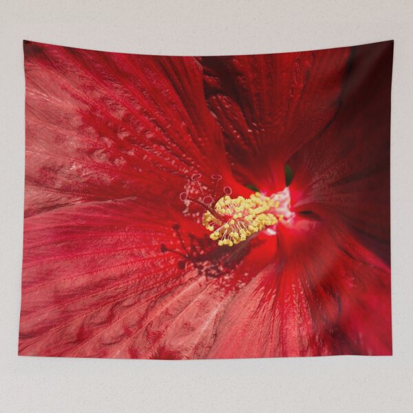 Item preview, Scarlet Bloomcore - Exotic Hibiscus Flower in Rich Red designed and sold by Georgia Mizuleva.