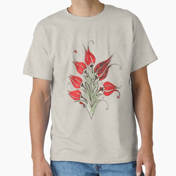 Aperçu de l'œuvre Tulipes rouges dans un style turc ottoman artistique créée et vendue par taiche.
