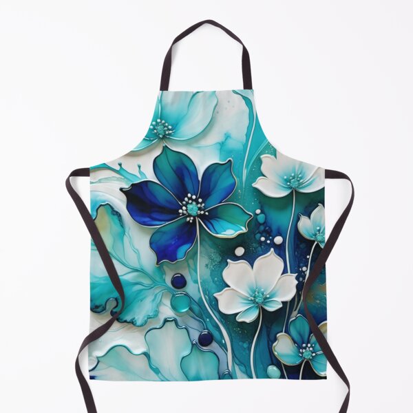 Item preview, Pretty Blue Flowers with Glossy Droplets 1 Vibrational Art designed and sold by JillyJ05.