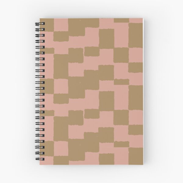 Artikelvorschau, unregelmäßiges Gingham-Muster in warmen neutralen Farben entworfen und verkauft von colorofmagic.