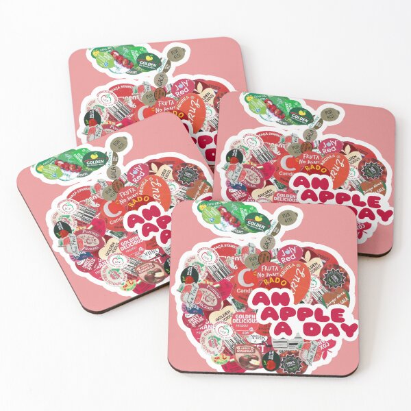 Item preview, An apple a day from fruit labels designed and sold by lizxberry.