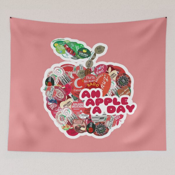 Item preview, An apple a day from fruit labels designed and sold by lizxberry.