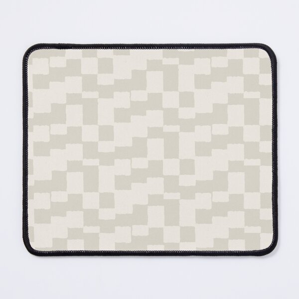 Item preview, irregular gingham pattern in neutral colors designed and sold by colorofmagic.